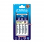 eneloop Quick Charger 1.5hr แท่นขาว + ถ่าน eneloop 4 ก้อน