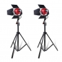 Fokon FGT-800 : ไฟต่อเนื่อง 800 W + ขาตั้งไฟ  x 2 ชุด