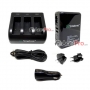 Smatree Triple charger Hero7,6,5 set pro